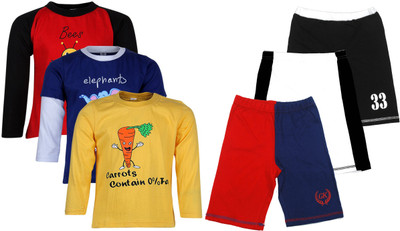 

Gkidz Boys Casual T-shirt, Multicolor