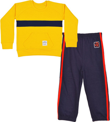 

Gkidz Boys Casual T-shirt(Multicolor, Yellow