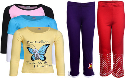 

Gkidz Girls Casual T-shirt, Multicolor