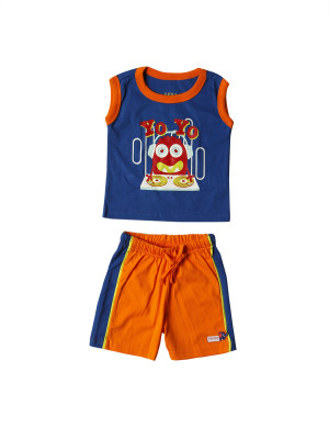

Wow Mom Boys Casual T-shirt(Blue