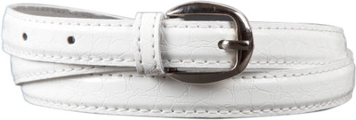 

Babes Women Casual, Evening, Formal, Party White Synthetic Belt