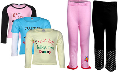 

Gkidz Girls Casual T-shirt, Multicolor