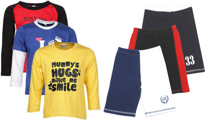 

Gkidz Boys Casual T-shirt, Multicolor