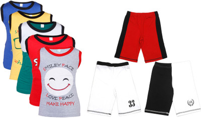 

Gkidz Boys Casual Vest Shorts(Multicolor
