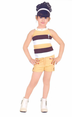 

Hey Baby Girls Party(Festive) Top Pant(Multicolor, Multi