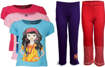 

Gkidz Girls Casual T-shirt, Multicolor