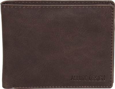 

Allure Design Men Brown Artificial Leather Wallet(6 Card Slots)