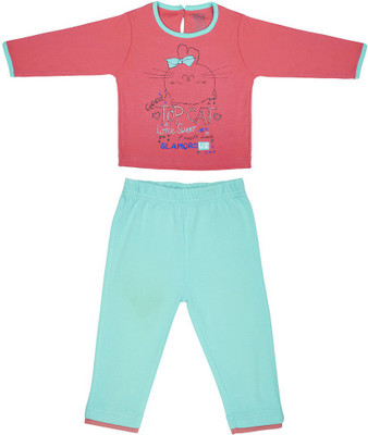 

Wow Mom Girls Casual T-shirt(Pink, Fuschia