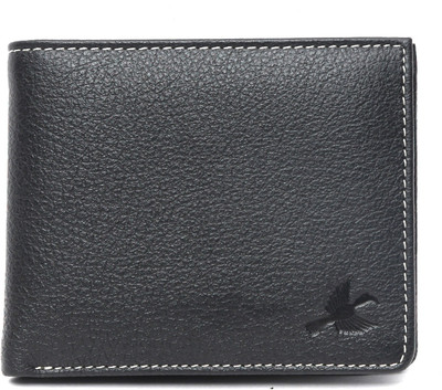 

Hornbull Men Black Genuine Leather Wallet(3 Card Slots)