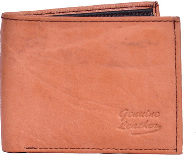 

Domestiq Men Formal Tan Genuine Leather Wallet(6 Card Slots)
