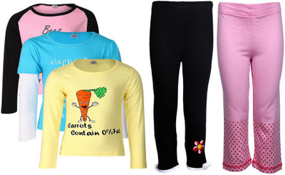 

Gkidz Girls Casual T-shirt, Multicolor