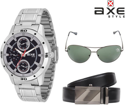 

AXE Style Wrist Watch Men's Combo