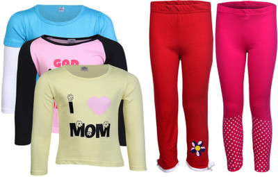 

Gkidz Girls Casual T-shirt, Multicolor