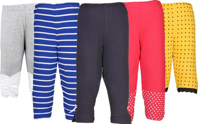

Gkidz Girls Casual Trouser Capri(Multicolor, Grey