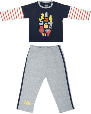 

Wow Mom Boys T-shirt(Dark Blue, Navy
