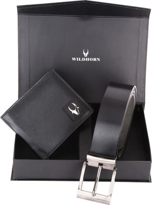 

WildHorn Men Casual, Formal Black Genuine Leather Wallet(5 Card Slots)