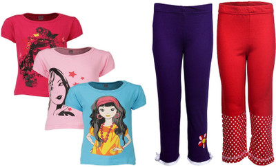 

Gkidz Girls Casual T-shirt, Multicolor