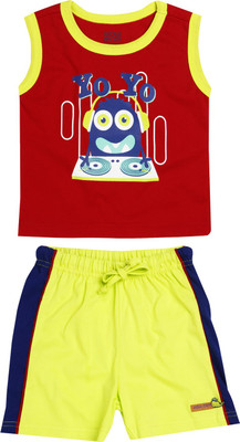 

Wow Mom Boys Casual T-shirt(Red