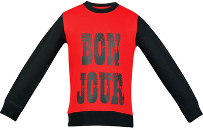 

Gkidz Full Sleeve Printed Boys Sweatshirt, Red