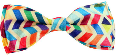 

Blacksmith Abstract Multidesign Bow Geometric Print Men's Tie, Multicolor
