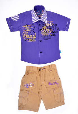 Good Boy Boys T-shirt(Purple, Moff