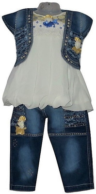 

Gungun Fashion Girls Casual Dress(Blue)