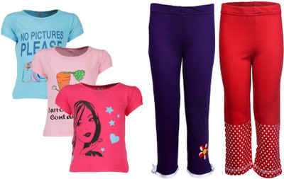 

Gkidz Girls Casual T-shirt, Multicolor