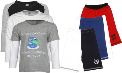 

Gkidz Boys Casual T-shirt, Multicolor