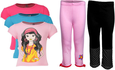 

Gkidz Girls Casual T-shirt, Multicolor
