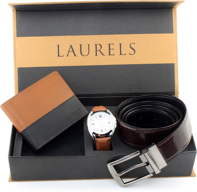 Laurels Wrist Watch Men's Combo