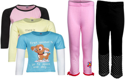 

Gkidz Girls Casual T-shirt, Multicolor