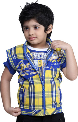 

Bad Boys Boys Casual T-shirt Jacket(Yellow)