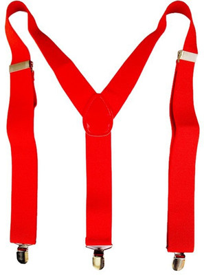 

loopa Y- Back Suspenders for Men(Red)