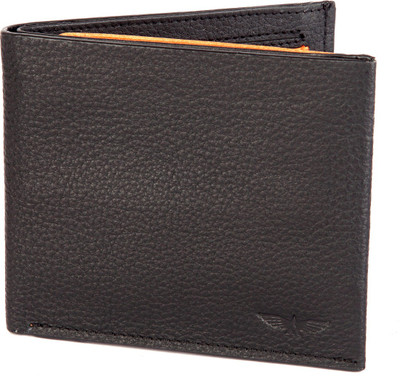 

Park Avenue Men Black Genuine Leather Wallet(6 Card Slots)