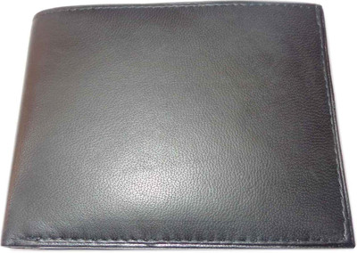

ALW Men Formal Black Genuine Leather Wallet(6 Card Slots), Black-09