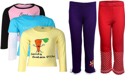 

Gkidz Girls Casual T-shirt, Multicolor