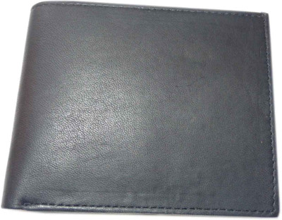 

ALW Men Formal Black Genuine Leather Wallet(3 Card Slots), Black-09