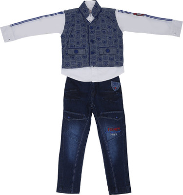 

Sydney Boys Casual Shirt Jeans, Jacket(Multicolor