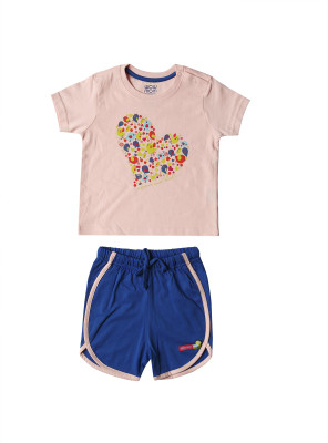 

Wow Mom Girls Casual T-shirt(Pink, Baby pink