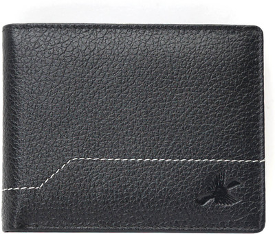 

Hornbull Men Black Genuine Leather Wallet(3 Card Slots)