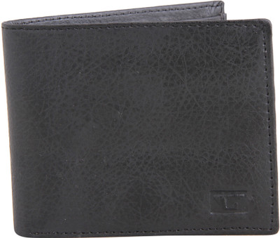 Gansta Men Black Artificial Leather Wallet(6 Card Slots)