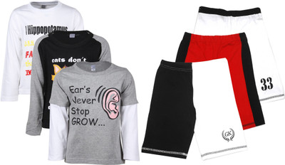 

Gkidz Boys Casual T-shirt, Multicolor