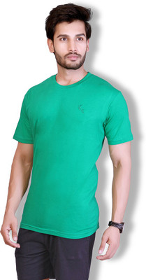 61% OFF on LUCfashion Solid Men's Round Neck Green T-Shirt 61% OFF on LUCfashion Solid Men's Round Neck Green T-Shirt