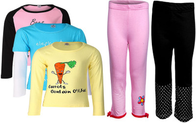 

Gkidz Girls Casual T-shirt, Multicolor