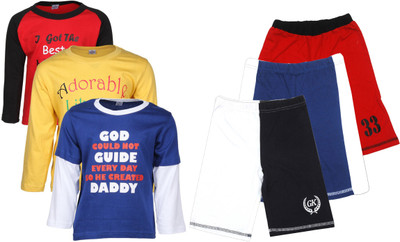 

Gkidz Boys Casual T-shirt, Multicolor