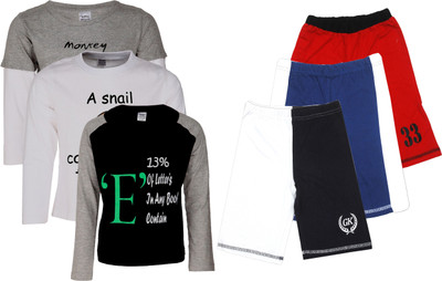 

Gkidz Boys Casual T-shirt, Multicolor