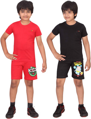

Dongli Boys Casual(Multicolor, Red & black & dbps & red & black