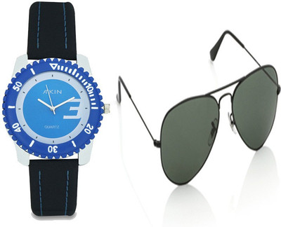 Atkin Wrist Watch Men's Combo