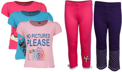 

Gkidz Girls Casual T-shirt, Multicolor