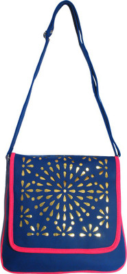 

Kshipra Fashion Girls Casual Blue, Pink Leatherette Sling Bag